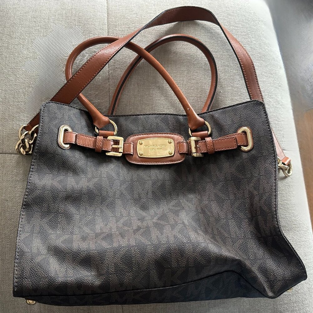 Michael Kors Dark Logo Purse